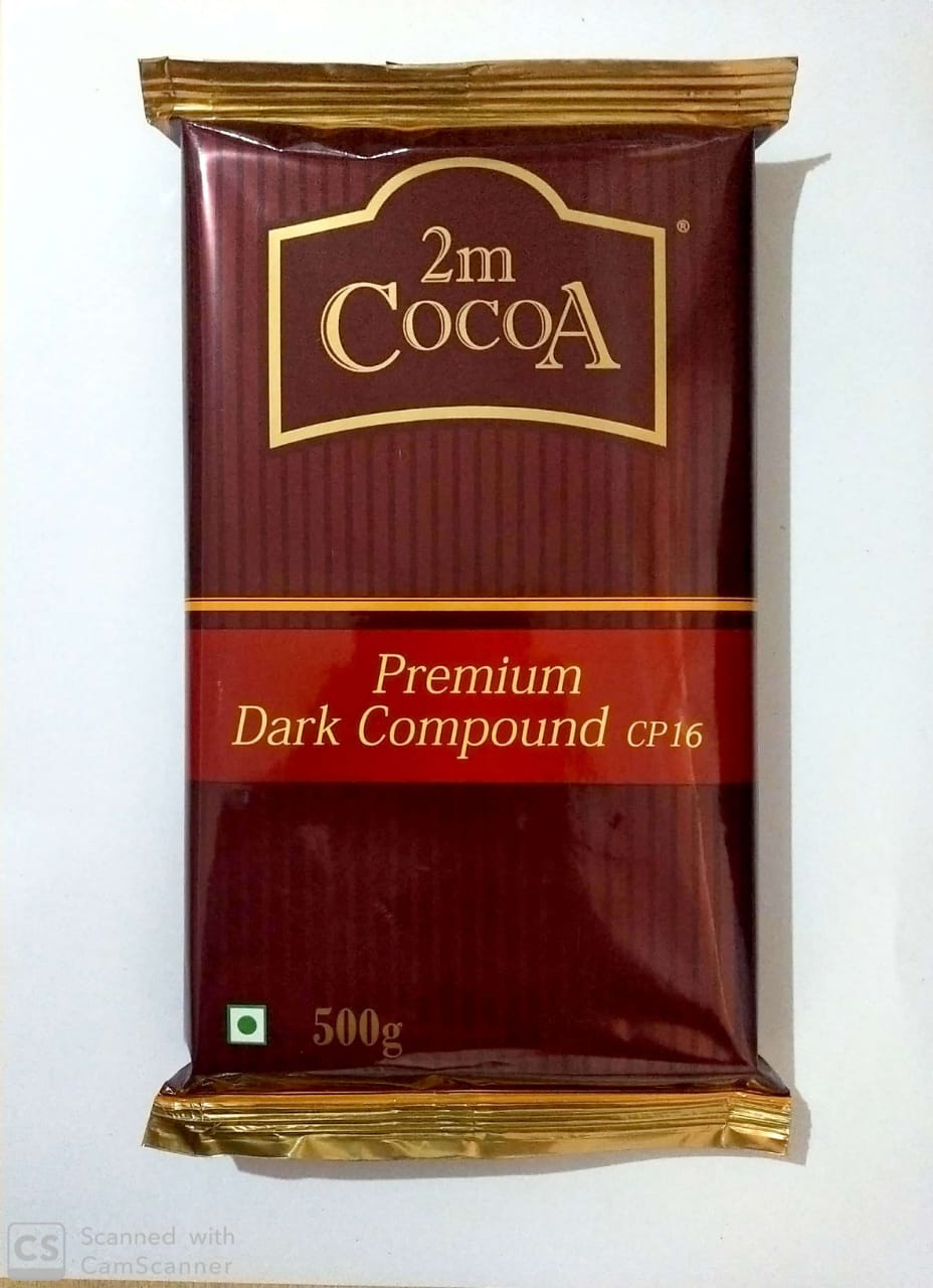 2M Cocao Premium Dark Compound 500g 