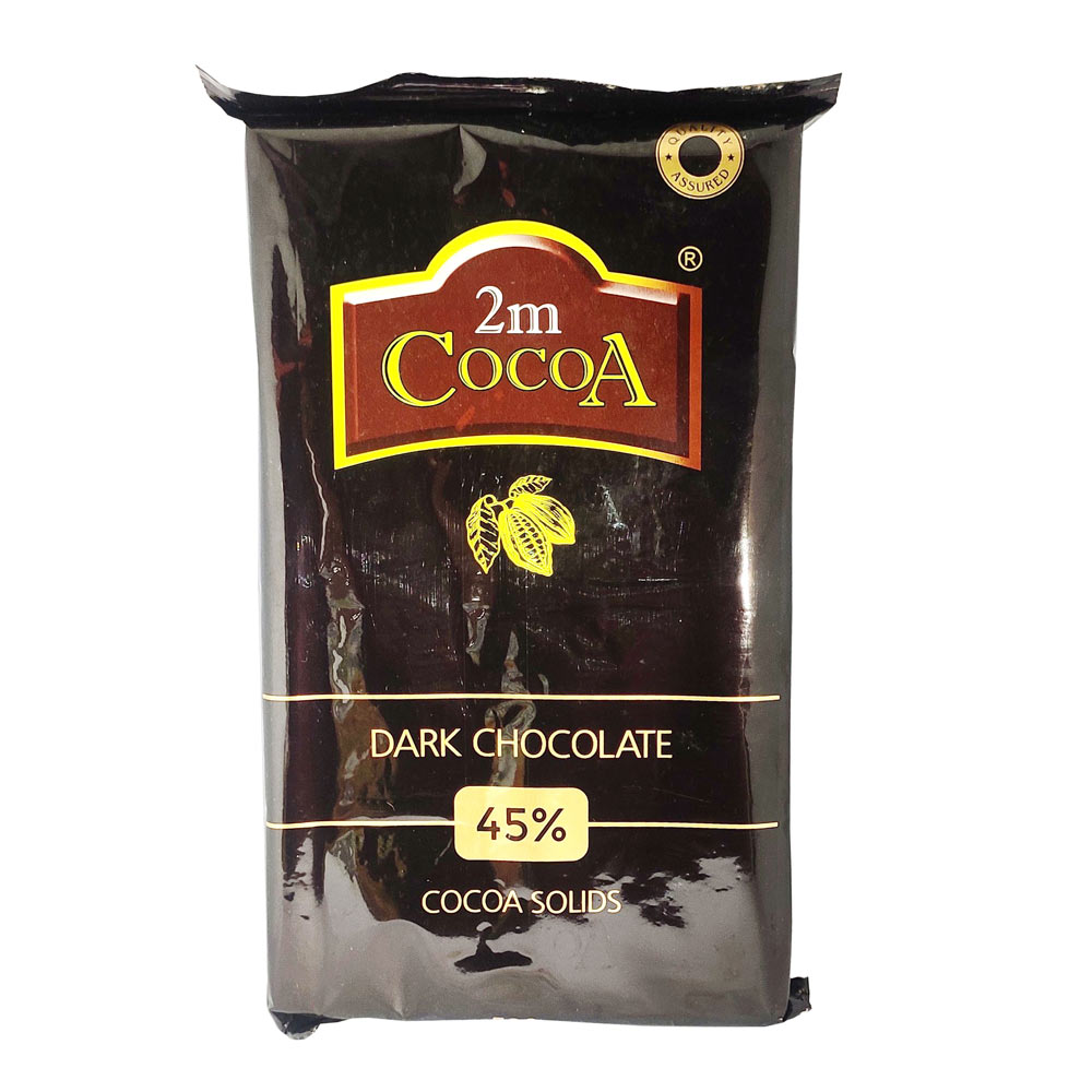 2m Cocoa Dark Chocolate 45% Cocoa Solid 500g