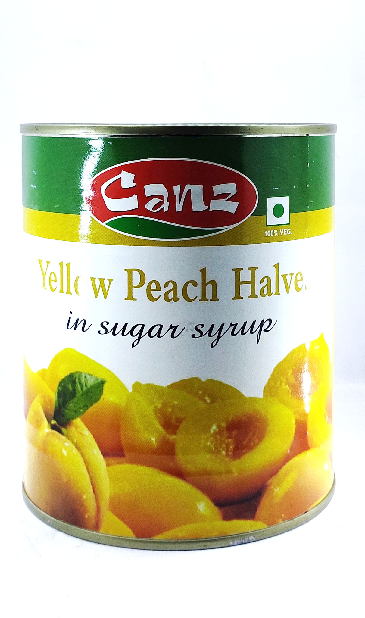 Canz Yellow Peach Halves Syrup 820g