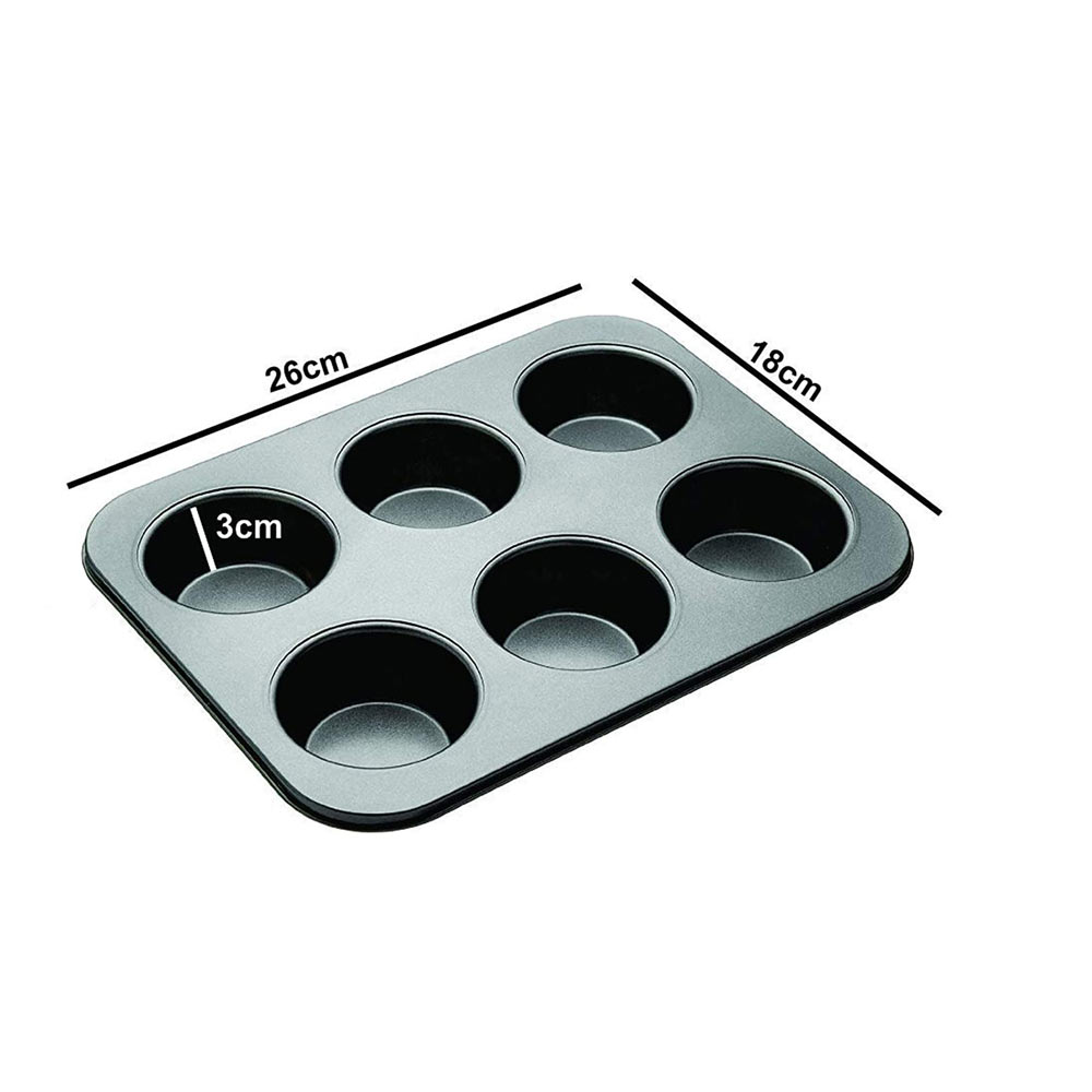 Muffin Tray For Cup Cake (6 Cup)