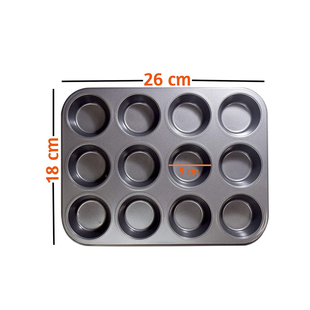 Muffin Tray For Cup Cake (12 Cup)