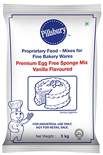 Baker King Pillsbury Egg-Less Cake Premix Vanilla_5Kg