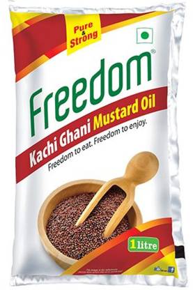 Freedom Kachi Ghani Musturd Oil 1 Ltr.