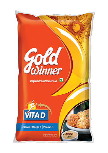 Gold Winter Refined Sunflower Oil 1 Ltr