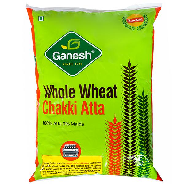 Ganesh Whole Wheat Chakki Atta 1 Kg