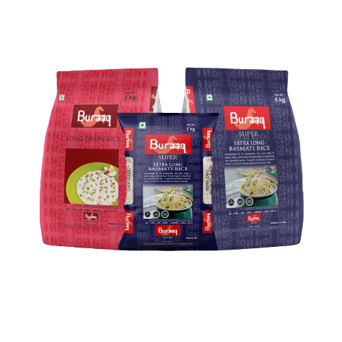 Buraaq Extra Long Basmati Rice 1 kg