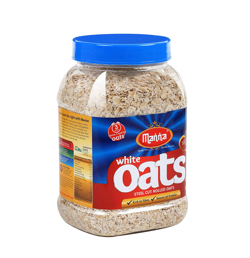 Manna White Oats 3 Min Quick Cooking Oats 500g