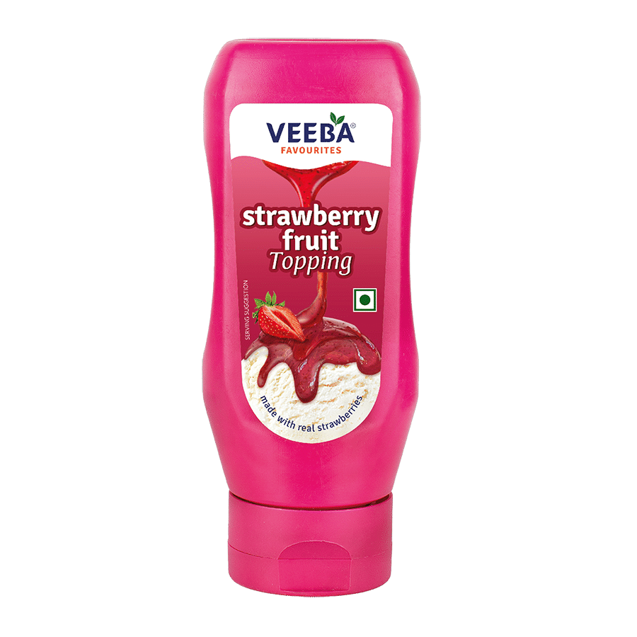 Veeba Strawberry Fruit Topping 380g