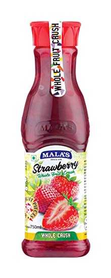 Mala's Strawberry Whole Crush 750 ml